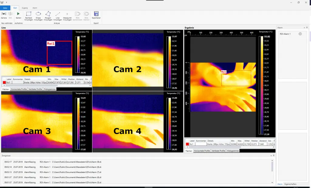 使用多台攝影機進行自動化溫度監控 – DisplayImg QTvis