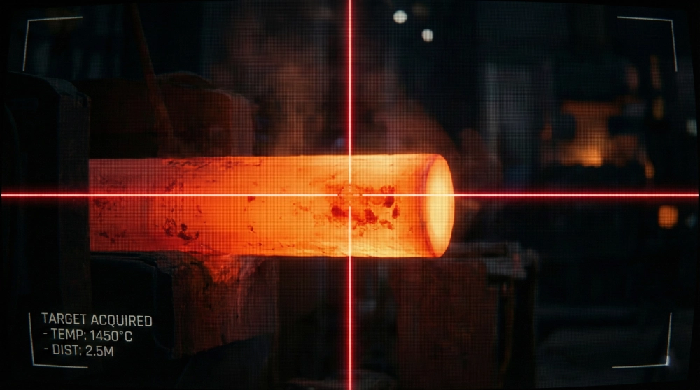 Optris CTvideo 1M - 金屬高溫量測，電動調焦、攝像、十字雷射瞄準的紅外線影像測溫儀