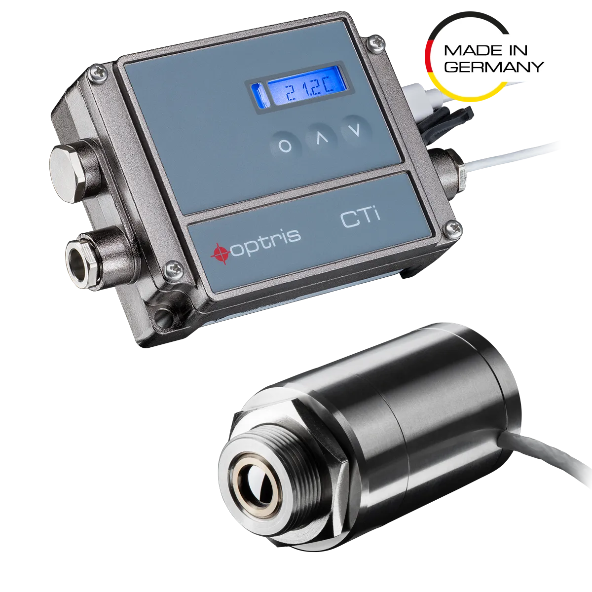 Optris CTi LT - 緊湊型兩件式工業紅外線高溫計